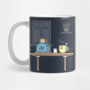 Breakfast time cartoon Mug